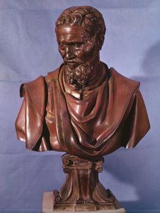 Buste van Michelangelo Buonarroti (1475-1564)